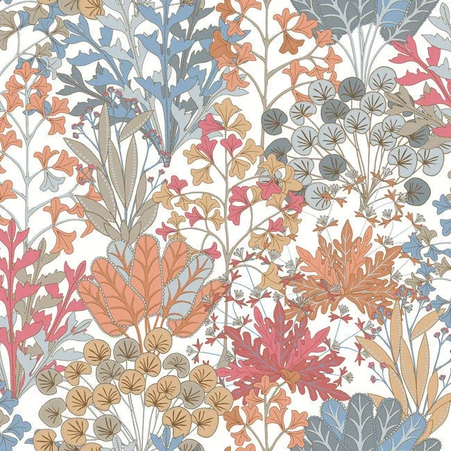 York Wallcoverings Forest Floor Coral Wallpaper - SKU BL1813