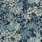 York Wallcoverings Forest Floor Navy Wallpaper - SKU BL1812