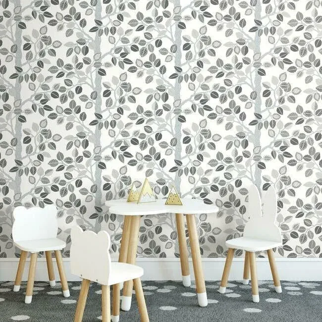 York Wallcoverings Forest Leaves Neutral Peel & Stick Wallpaper - SKU PSW1210RL