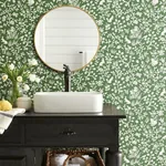 York Wallcoverings Fox & Hare Forest Green Wallpaper - SKU ME1573