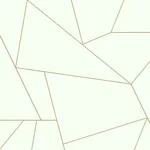 York Wallcoverings Fractured Prism Gold Metallic Peel & Stick Wallpaper - SKU PSW1064RL