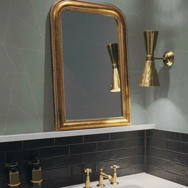 York Wallcoverings Fractured Prism Grey Peel & Stick Wallpaper - SKU PSW1233RL