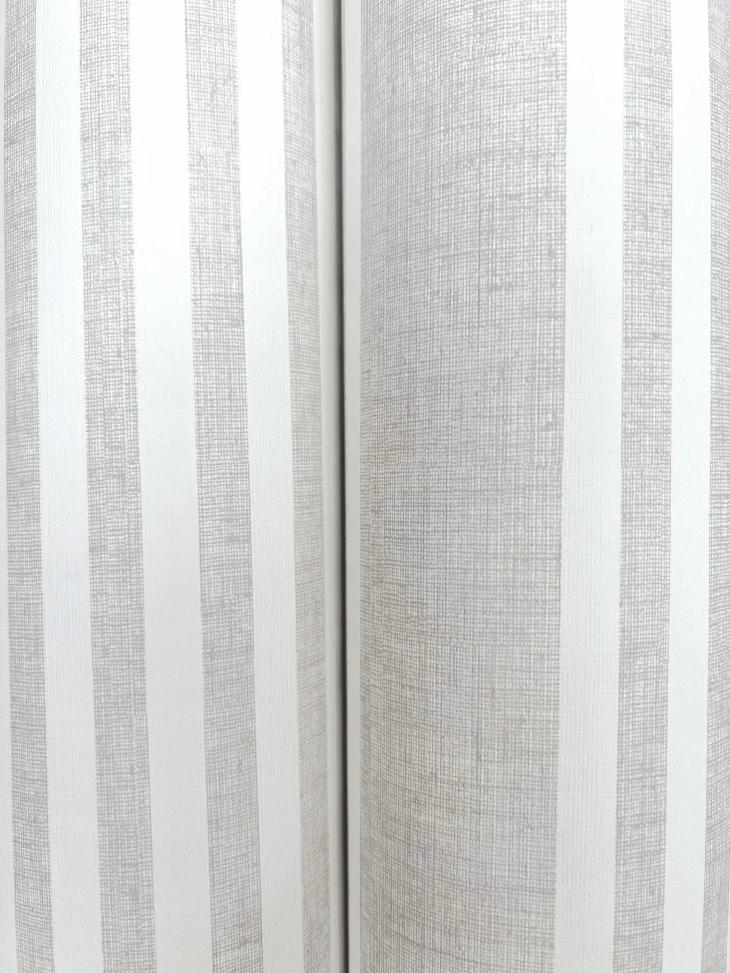 York Wallcoverings French Arctic Grey Linen Stripe Wallpaper - SKU SR1582MH
