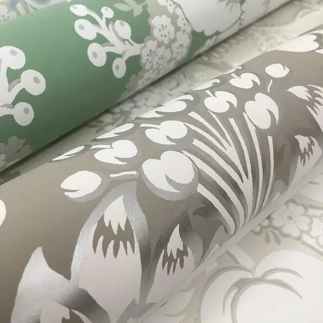 York Wallcoverings French Artichoke Dam Beige Wallpaper - SKU DM4952