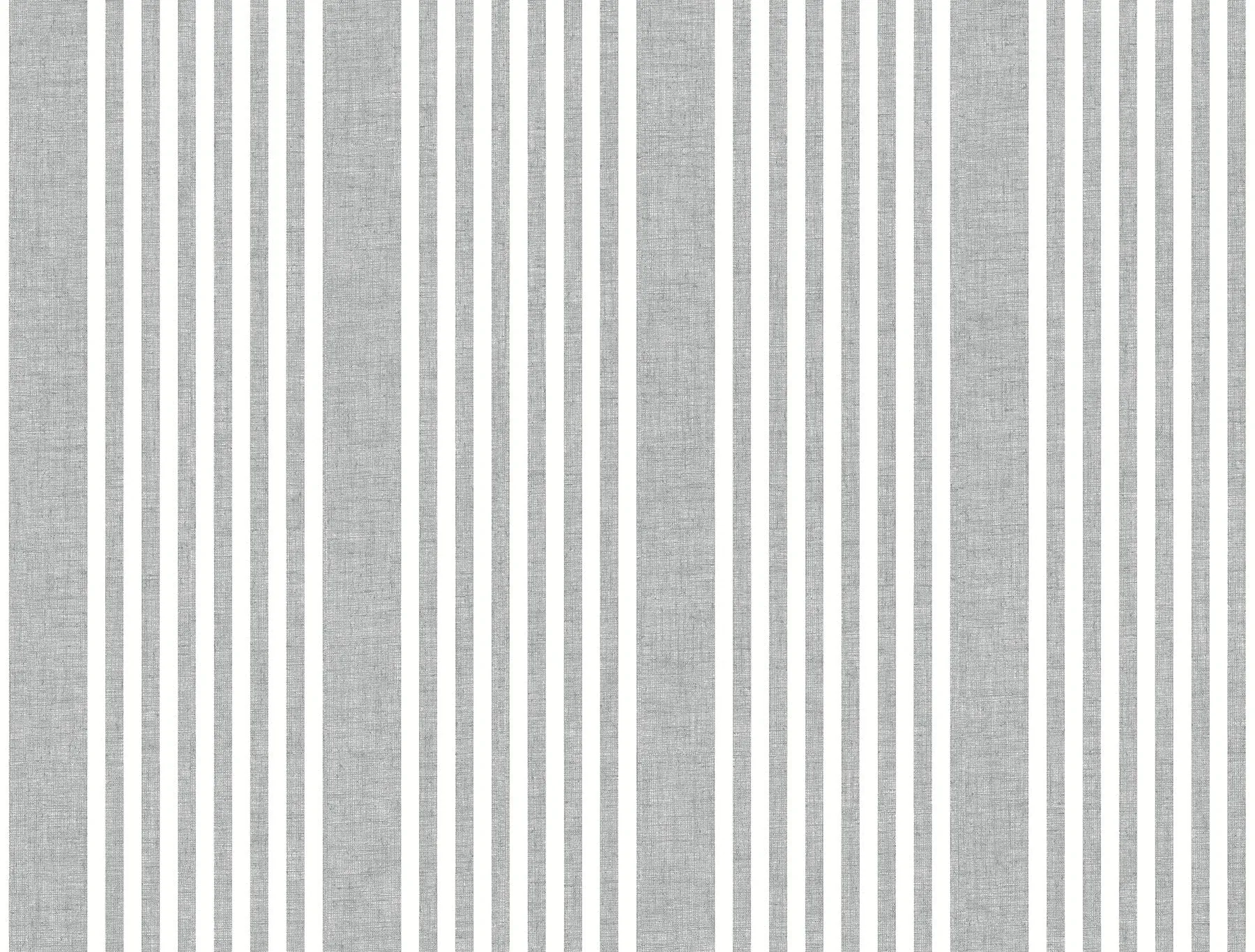 SR1586MH | French Charcoal Linen Stripe Wallpaper