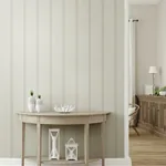York Wallcoverings French Linen Stripe Off White Peel & Stick Wallpaper - SKU PSW1134RL