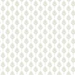 York Wallcoverings French Scallop Off White Wallpaper - SKU CV4458