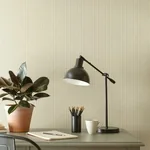 York Wallcoverings French Ticking Khaki & Light Blue Wallpaper - SKU ME1560