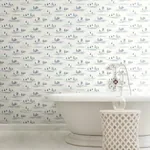 York Wallcoverings Full Sails Blue & Red Wallpaper - SKU CV4461