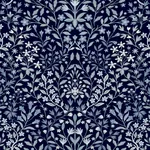 York Wallcoverings Garden Blue Terrace Wallpaper - SKU MF4723