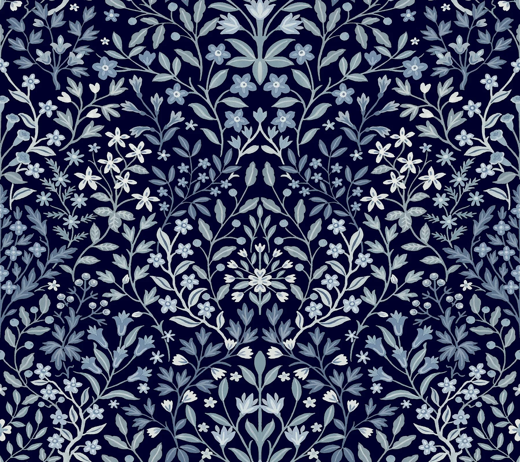 MF4723 | Garden Blue Terrace Wallpaper