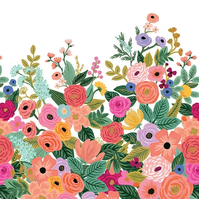 RI5190M | Garden Party Bright Pink Wall Mural