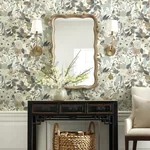 York Wallcoverings Garden Party Brown & Beige Wallpaper - SKU RI5121