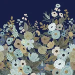 York Wallcoverings Garden Party Navy Wall Mural - SKU RI5191M