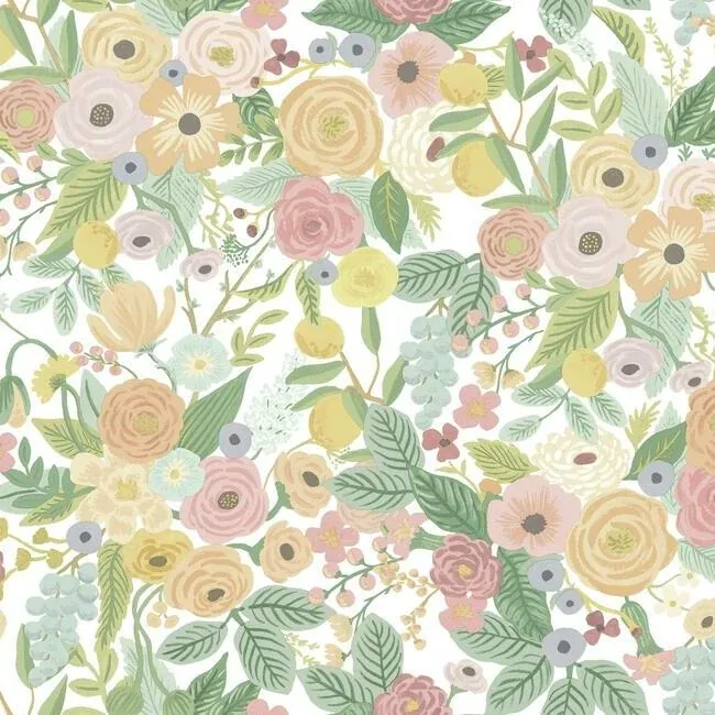 PSW1199RL | Garden Party Pastel Peel & Stick Wallpaper