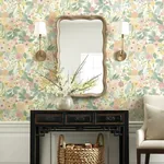 York Wallcoverings Garden Party Pastel Wallpaper - SKU RI5118