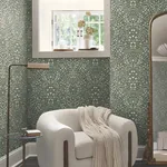 York Wallcoverings Garden Terrace Olive Wallpaper | Wallpaper Twins York Wallcoverings Garden Terrace Olive Wallpaper - SKU MF4722