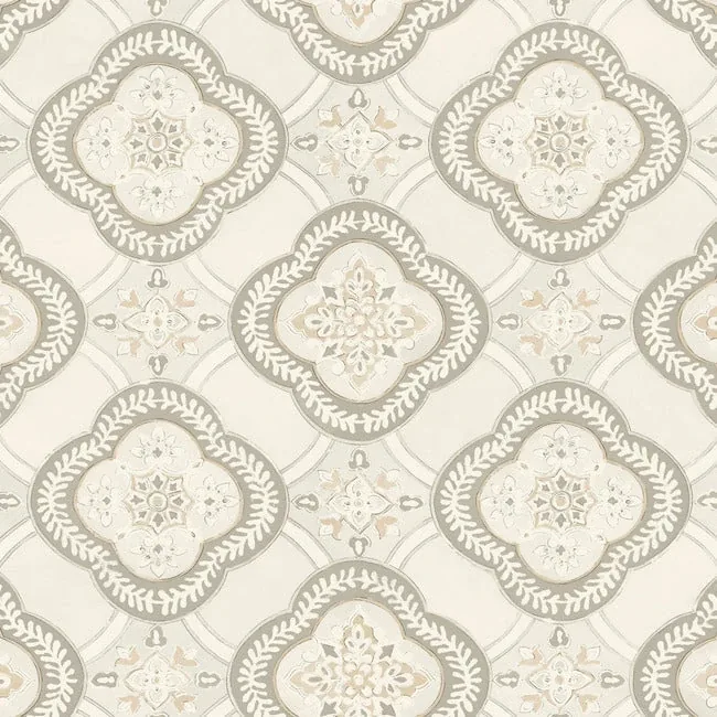 York Wallcoverings Garden Trellis Hazel Wallpaper - SKU GO8212