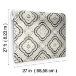 York Wallcoverings Garden Trellis Onyx Wallpaper | Wallpaper Twins York Wallcoverings Garden Trellis Onyx Wallpaper - SKU GO8213