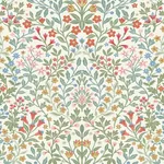 York Wallcoverings Garden White & Multicolor Terrace Wallpaper | Wallpaper Twins York Wallcoverings Garden White & Multicolor Terrace Wallpaper - SKU MF4726