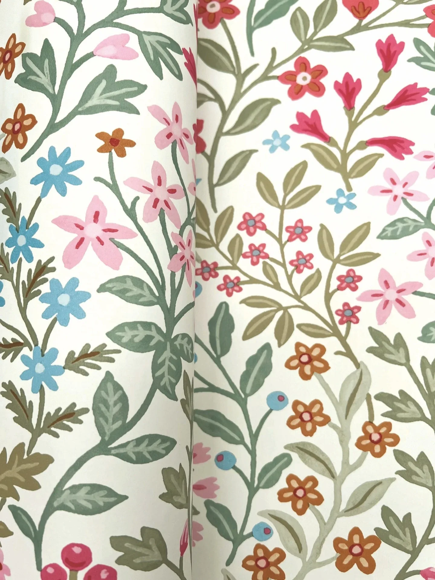 York Wallcoverings Garden White & Multicolor Terrace Wallpaper | Wallpaper Twins York Wallcoverings Garden White & Multicolor Terrace Wallpaper - SKU MF4726
