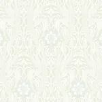 York Wallcoverings Gatsby Damask Beige Wallpaper - SKU DM4993