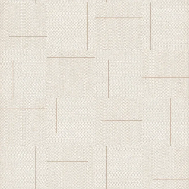SI24900 | Geo Block Weave Linen Wallpaper