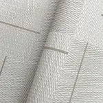 York Wallcoverings Geo Block Weave Linen Wallpaper - SKU SI24900