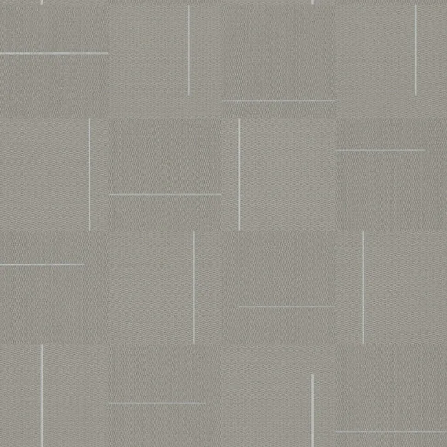 SI24903 | Geo Block Weave Taupe Wallpaper