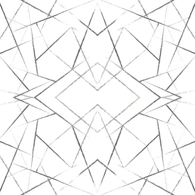 York Wallcoverings Geo Diamond Black Wallpaper - SKU UC3847