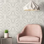 York Wallcoverings Geo Diamond Black Wallpaper - SKU UC3847
