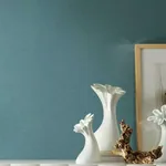York Wallcoverings Gesso Weave Teal Wallpaper - SKU 5956