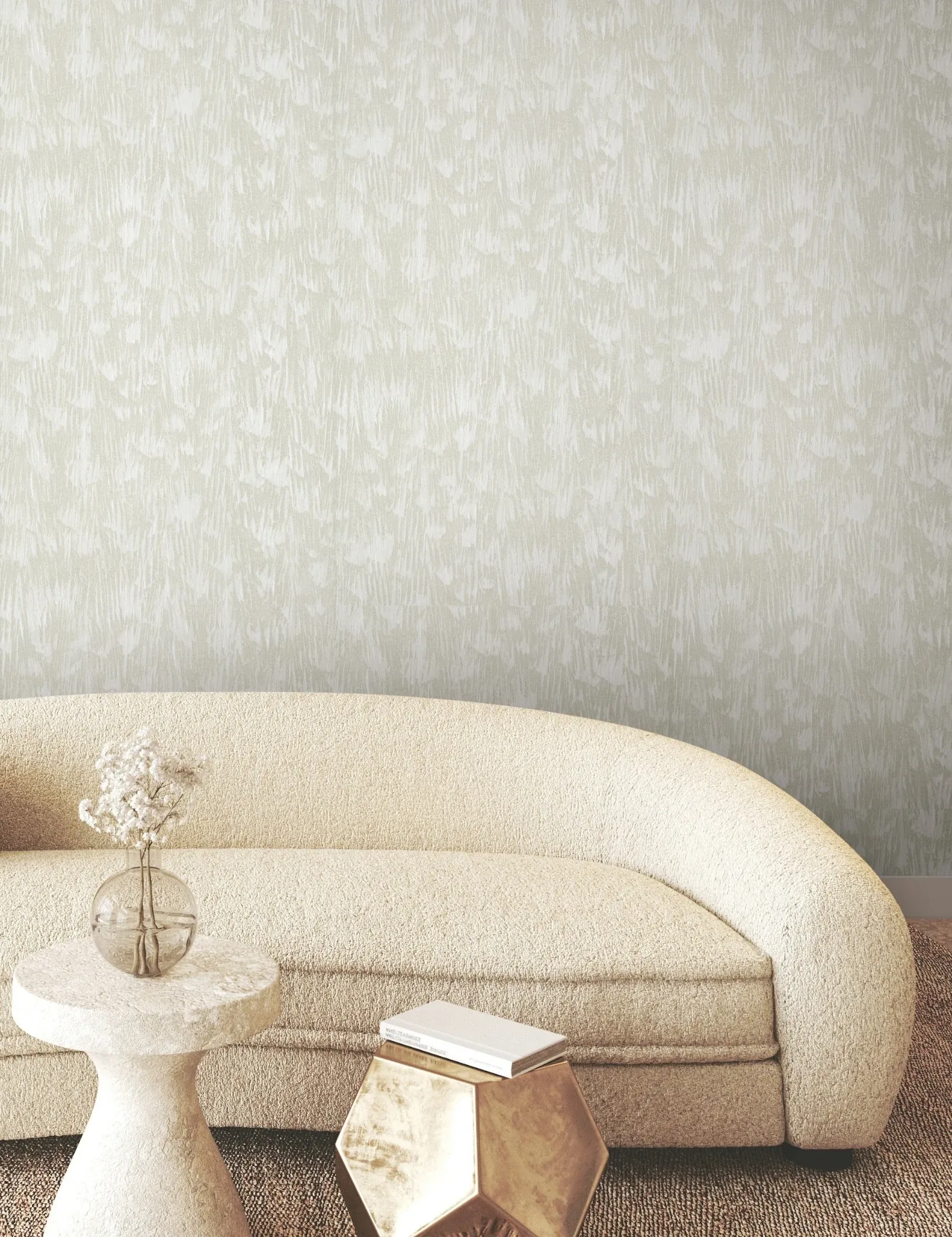 York Wallcoverings Gilded Plume Light Cream Wallpaper | Wallpaper Twins York Wallcoverings Gilded Plume Light Cream Wallpaper - SKU FM1002