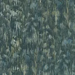 York Wallcoverings Gilded Plume Teal Wallpaper - SKU FM1001