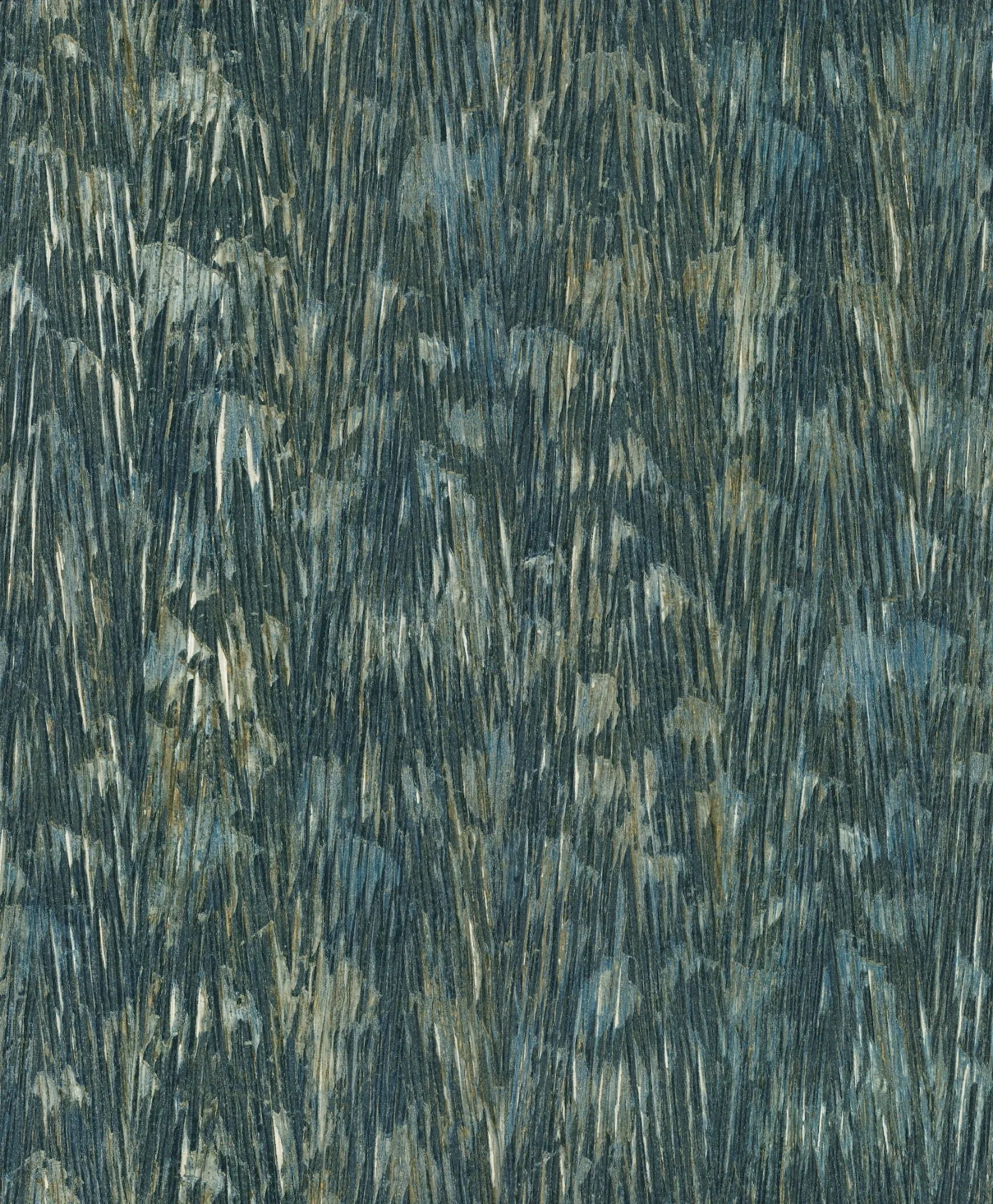 FM1001 | Gilded Plume Teal Wallpaper