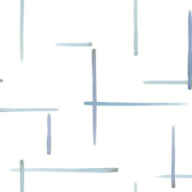AG2042 | Gilded Sumi-E Blue & Glint Wallpaper