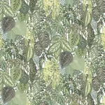York Wallcoverings Greenery Cotton Wall Mural - SKU GO8332M