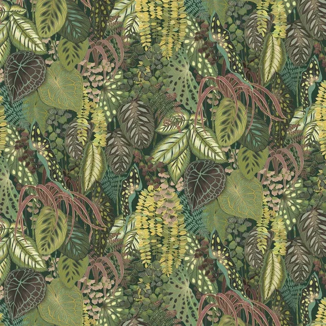 York Wallcoverings Greenery Jade Wall Mural - SKU GO8331M