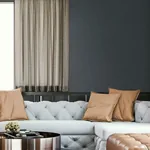 York Wallcoverings Gunny Sack Texture Blue Wallpaper - SKU 5555