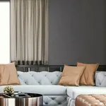 York Wallcoverings Gunny Sack Texture Grey Wallpaper - SKU 5557