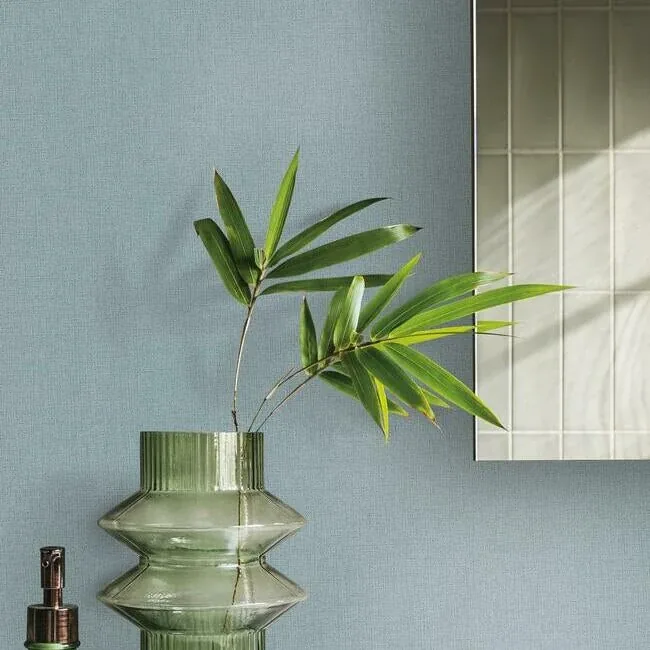 York Wallcoverings Gypsy Weave Blue Wallpaper - SKU DA3579N