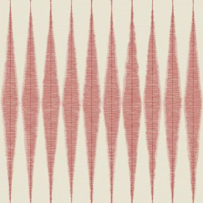 York Wallcoverings Handloom Pompian Red Wallpaper - SKU ME1542