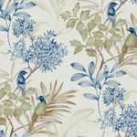 York Wallcoverings Handpainted Songbird Green & Blue Peel & Stick Wallpaper - SKU PSW1518RL