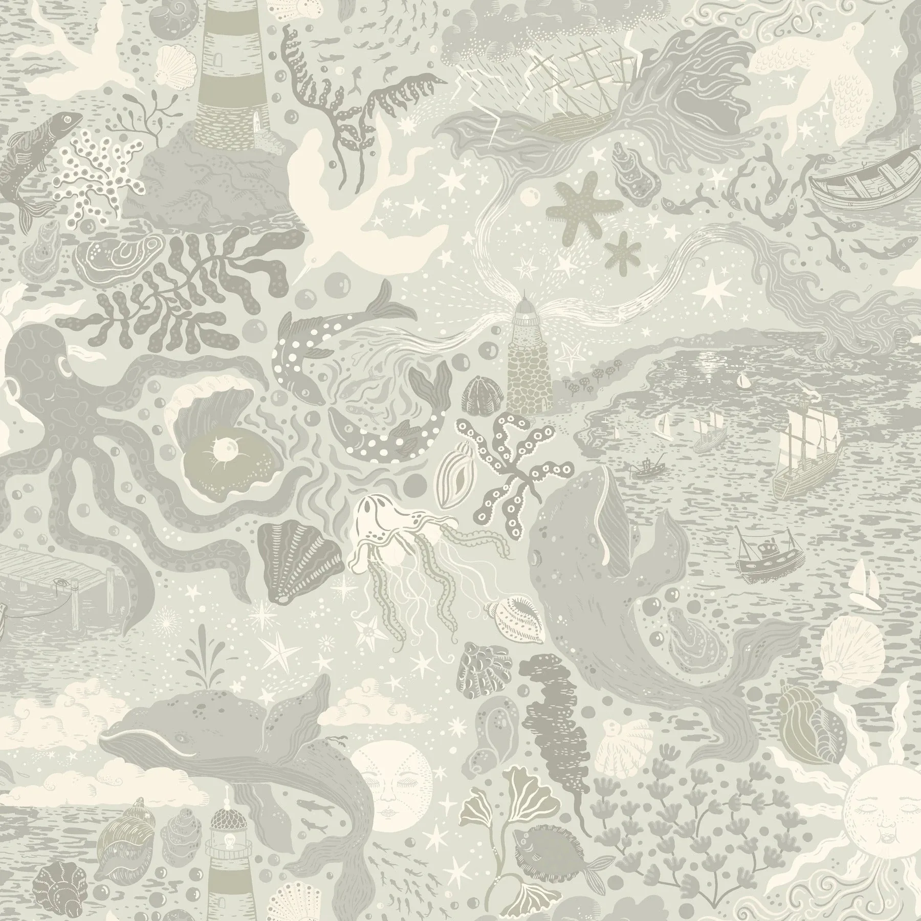 MB29017 | Havet Light Blue Wallpaper