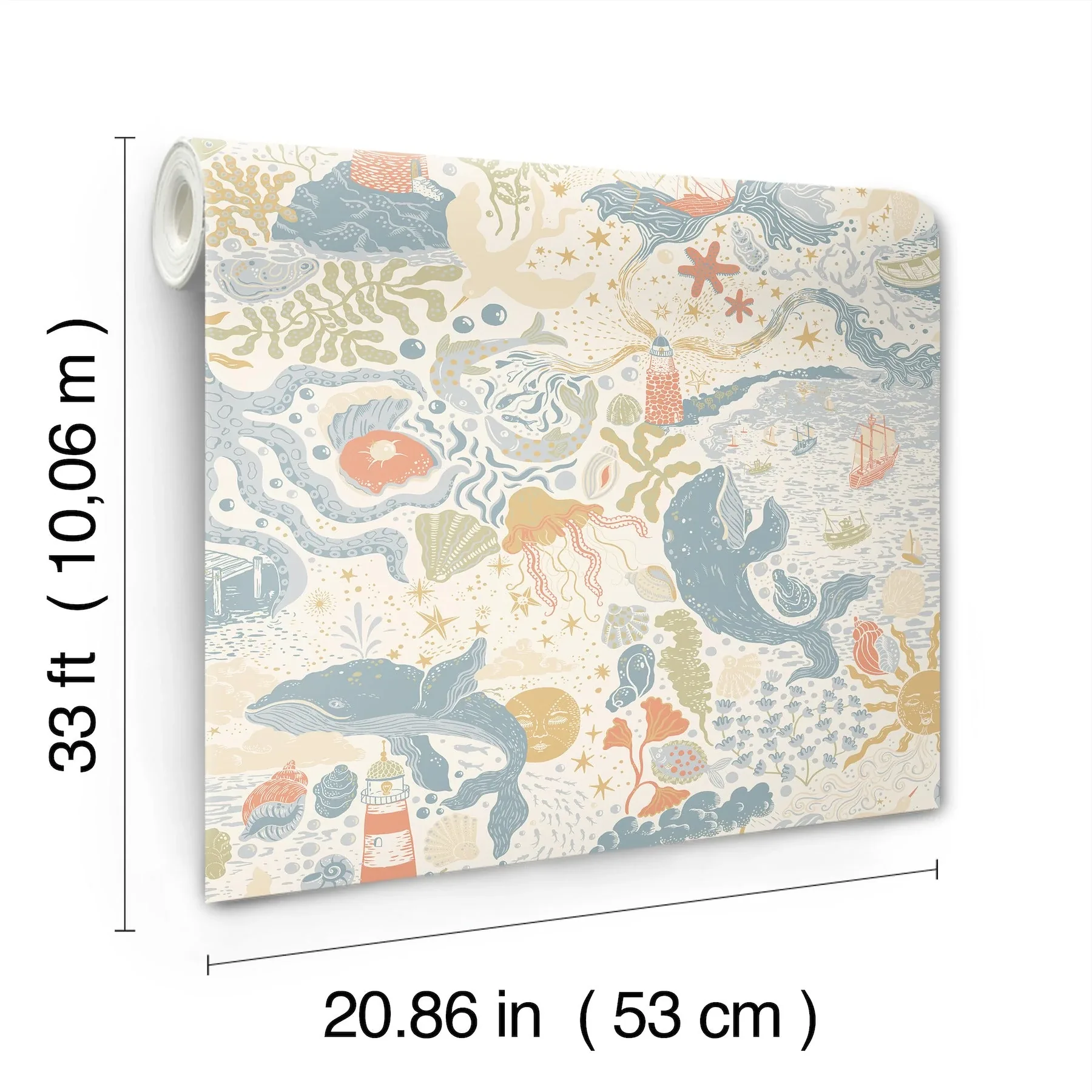 York Wallcoverings Havet Multi Wallpaper - SKU MB29015