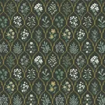 York Wallcoverings Hawthorne Black & Cream Wallpaper - SKU RI5133