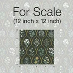 York Wallcoverings Hawthorne Black & Cream Wallpaper - SKU RI5133