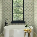 York Wallcoverings Hawthorne Blue & Green Wallpaper - SKU RI5132