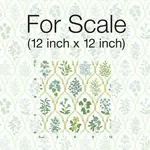 York Wallcoverings Hawthorne Blue & Green Wallpaper - SKU RI5132