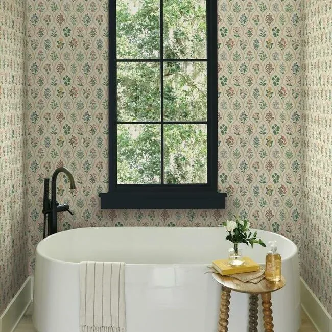York Wallcoverings Hawthorne Cream Wallpaper - SKU RI5130